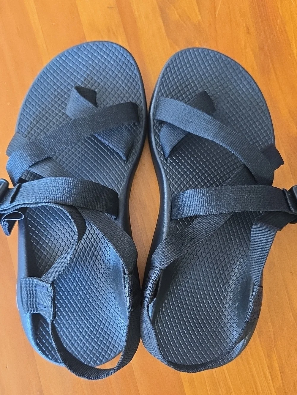 Chacos Womens All Black Adjustable Sandals